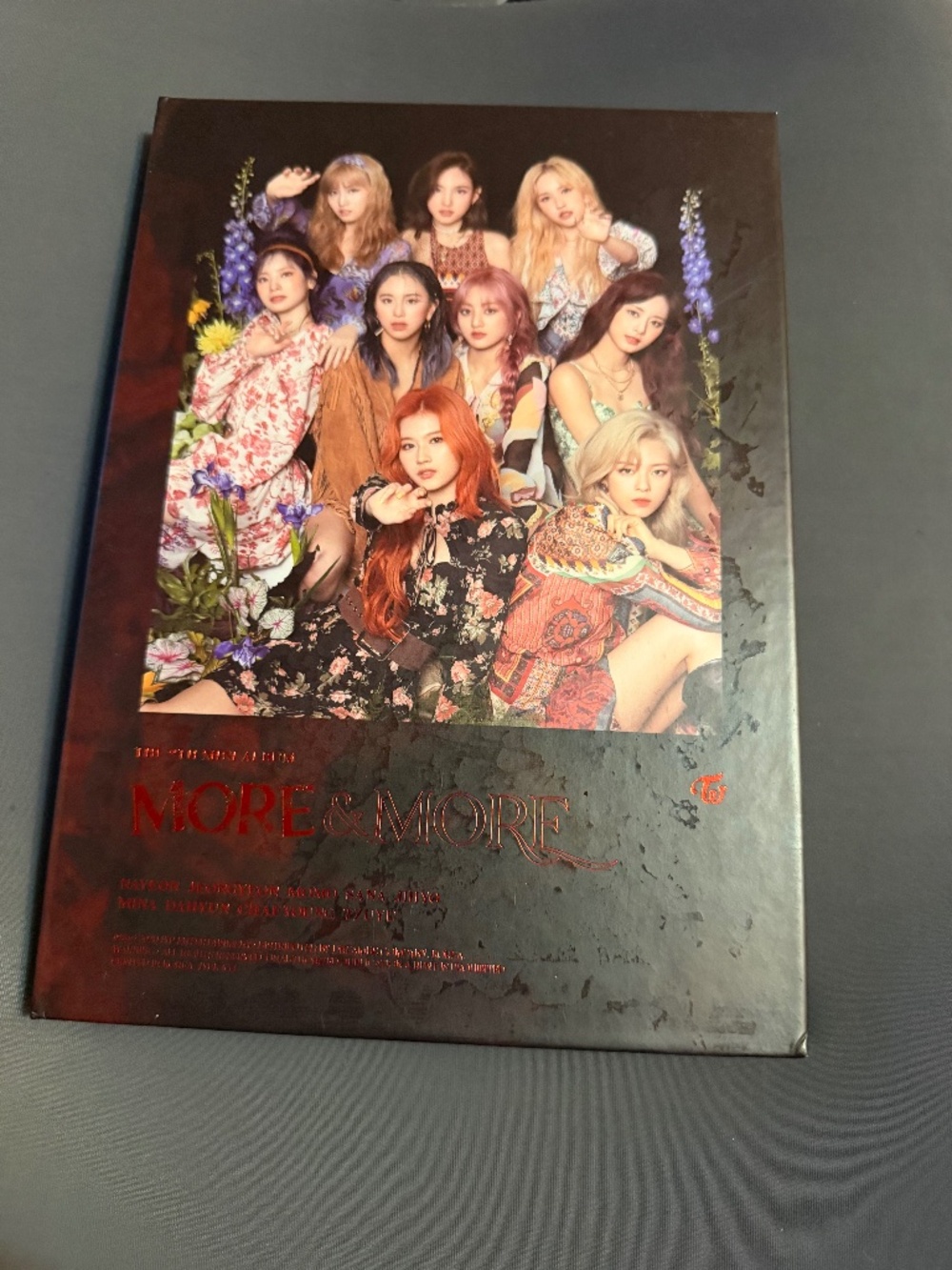 KPop Group TWICE More & More The Ninth Mini Album Version A